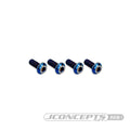3x8mm Top Hat Titanium Screws - 4pc
