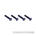 3x16mm Top Hat Titanium Screws - 4pc