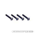 3x18mm Top Hat Titanium Screws - 4pc
