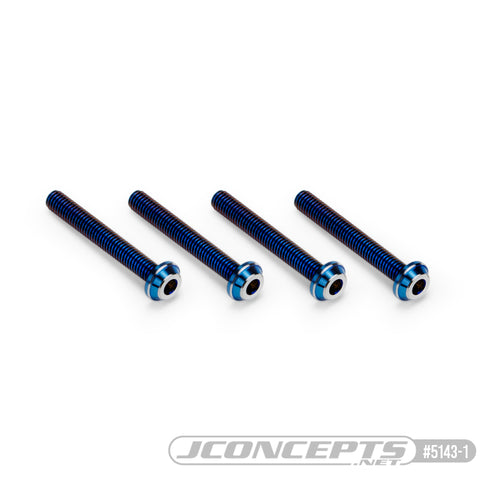 3x22mm Top Hat Titanium Screw - 4pc