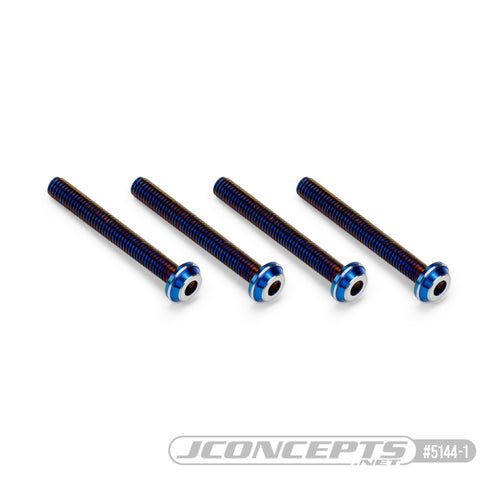 3x24mm Top Hat Titanium Screw - 4pc