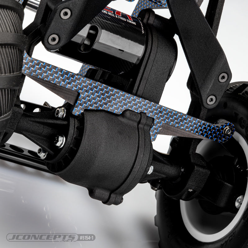 Regulator Steering Rack And Rear Lockout, Carbon Fiber - Blue Hue