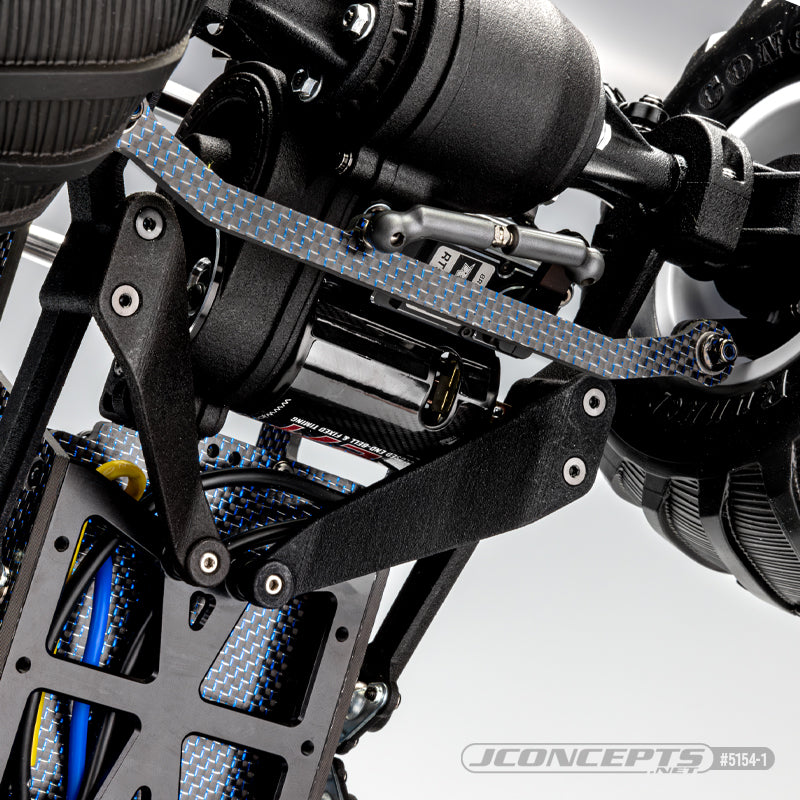 Regulator Steering Rack And Rear Lockout, Carbon Fiber - Blue Hue