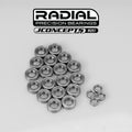 XRAY XB8 2025* Radial NMB Bearing Set, 22pc