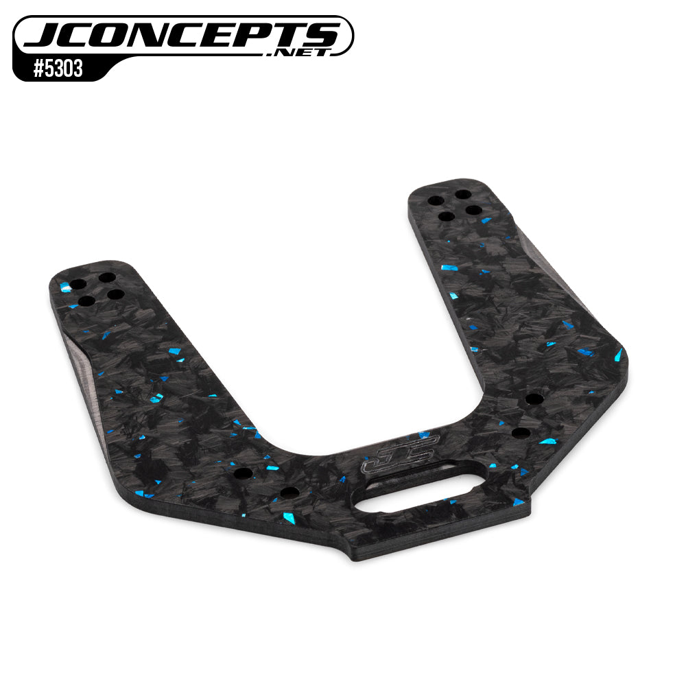 RC10 1989 Stealth, Forged Carbon Fiber Front Shock Tower, Standard – Blue