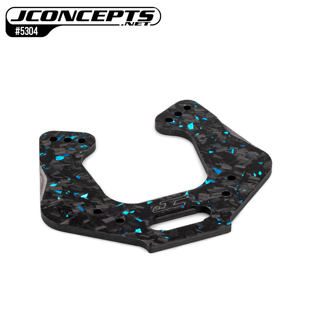 RC10 1989 Stealth, Forged Carbon Fiber Front Shock Tower, Short – Blue