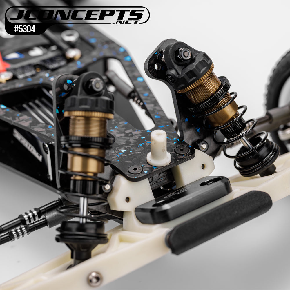 RC10 1989 Stealth, Forged Carbon Fiber Front Shock Tower, Short – Blue
