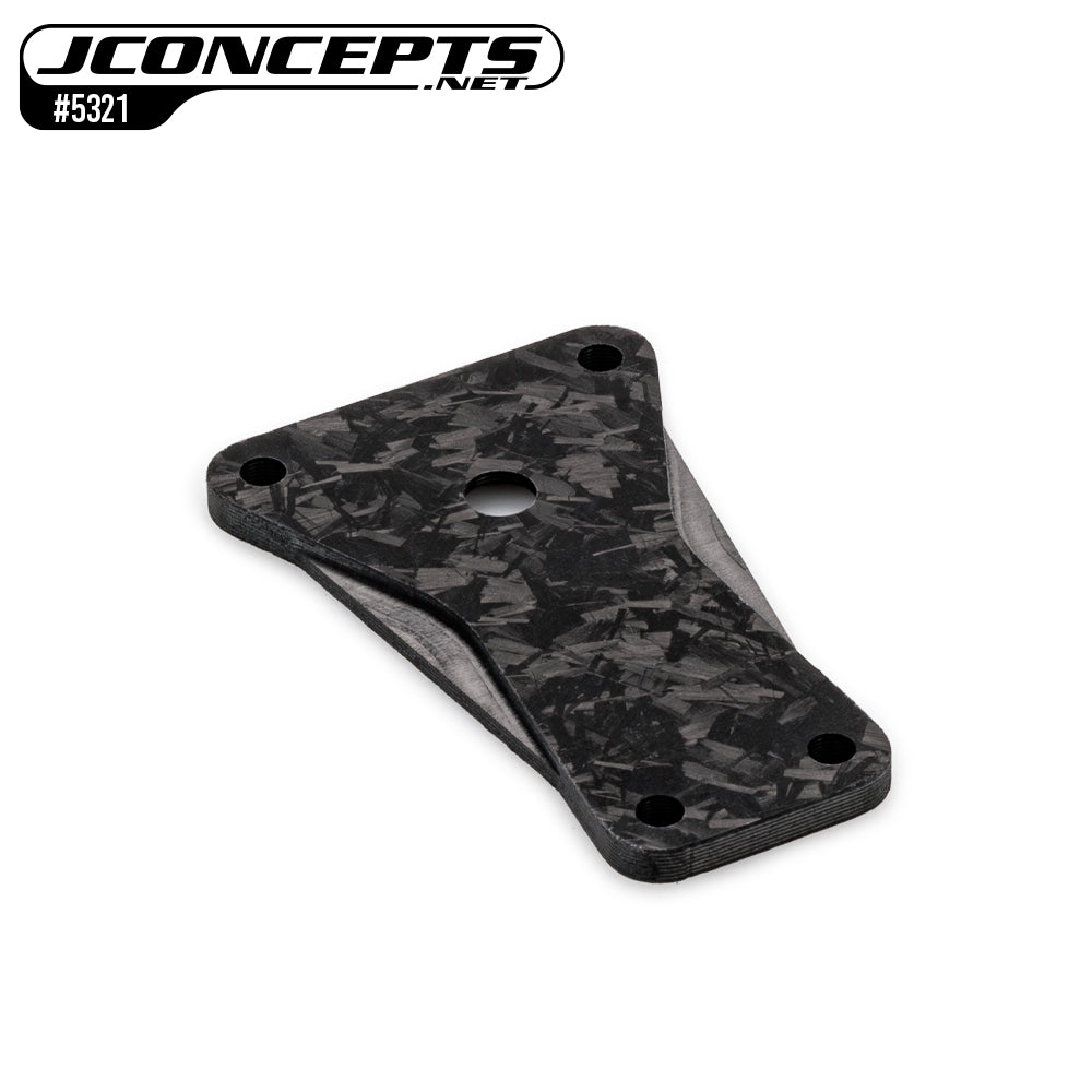 RC10 1989 Stealth 3-gear Transmission Brace, Forged Carbon Fiber – Black