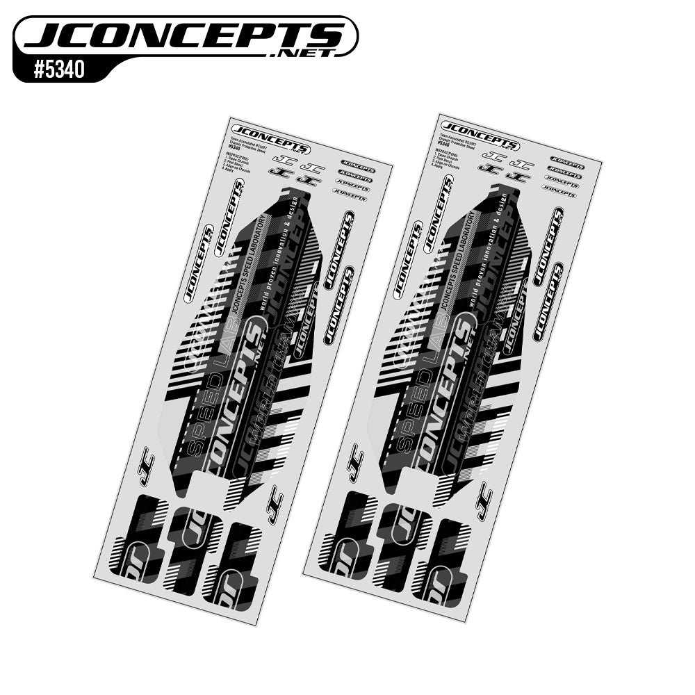 RC10T7 Pre-cut Chassis Protective Sheet, 2pc