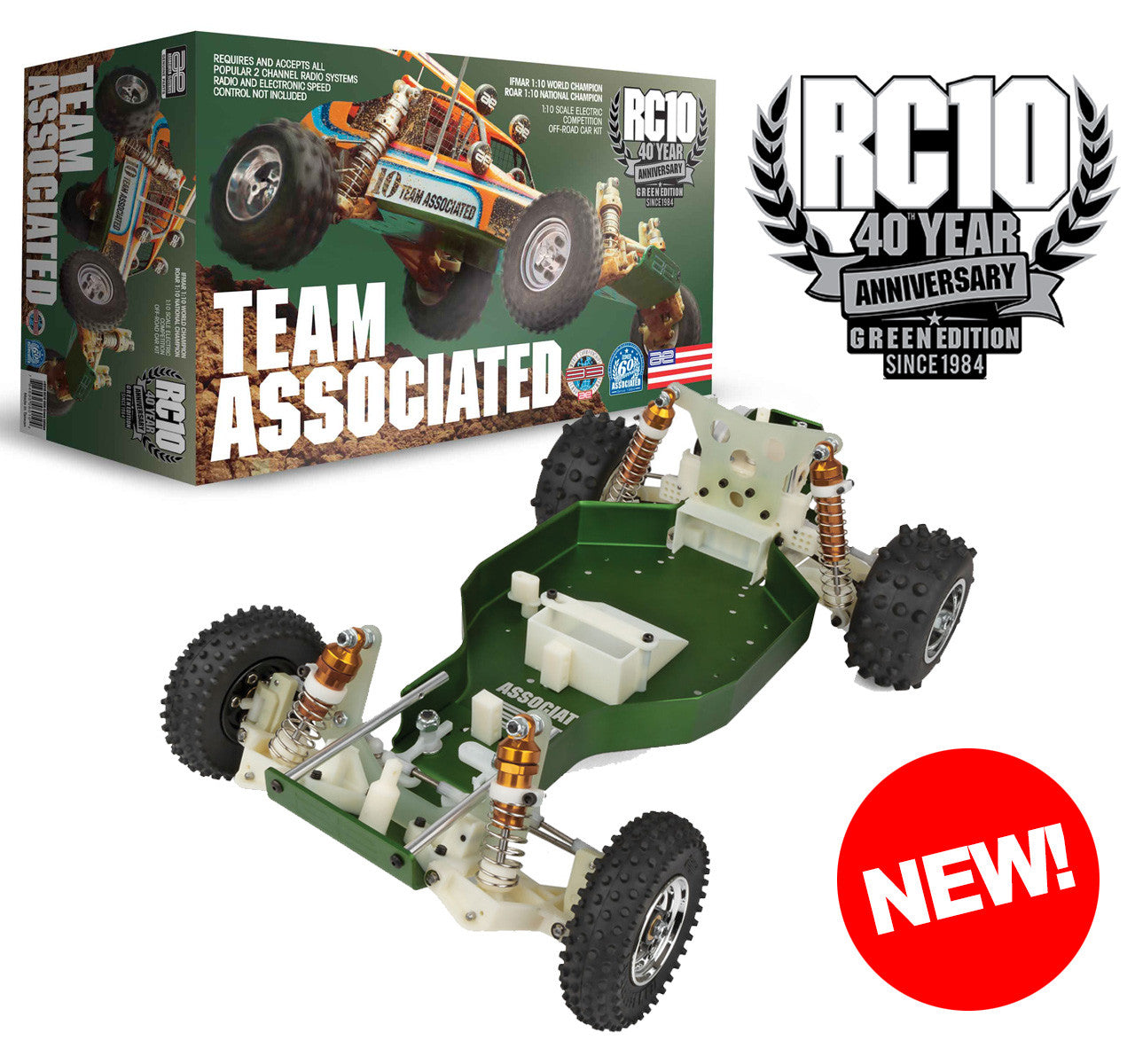 RC10 40th Anniversary Green Edition Kit - view 1