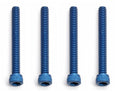 FT Screws, Blue Aluminum 4-40 x 1 in SHCS - view 1