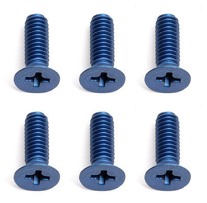 FT Screws, Blue Aluminum 8-32 x 1/2 in FHPS - view 1