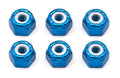FT Locknuts, 8-32, blue aluminum - view 1