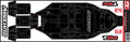 RC10T6.4 FT Chassis Protective Sheet, printed - view 1