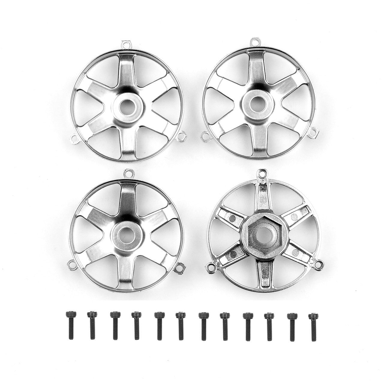 DC10 FT Adjustable Wheel Face Plates, silver - view 1
