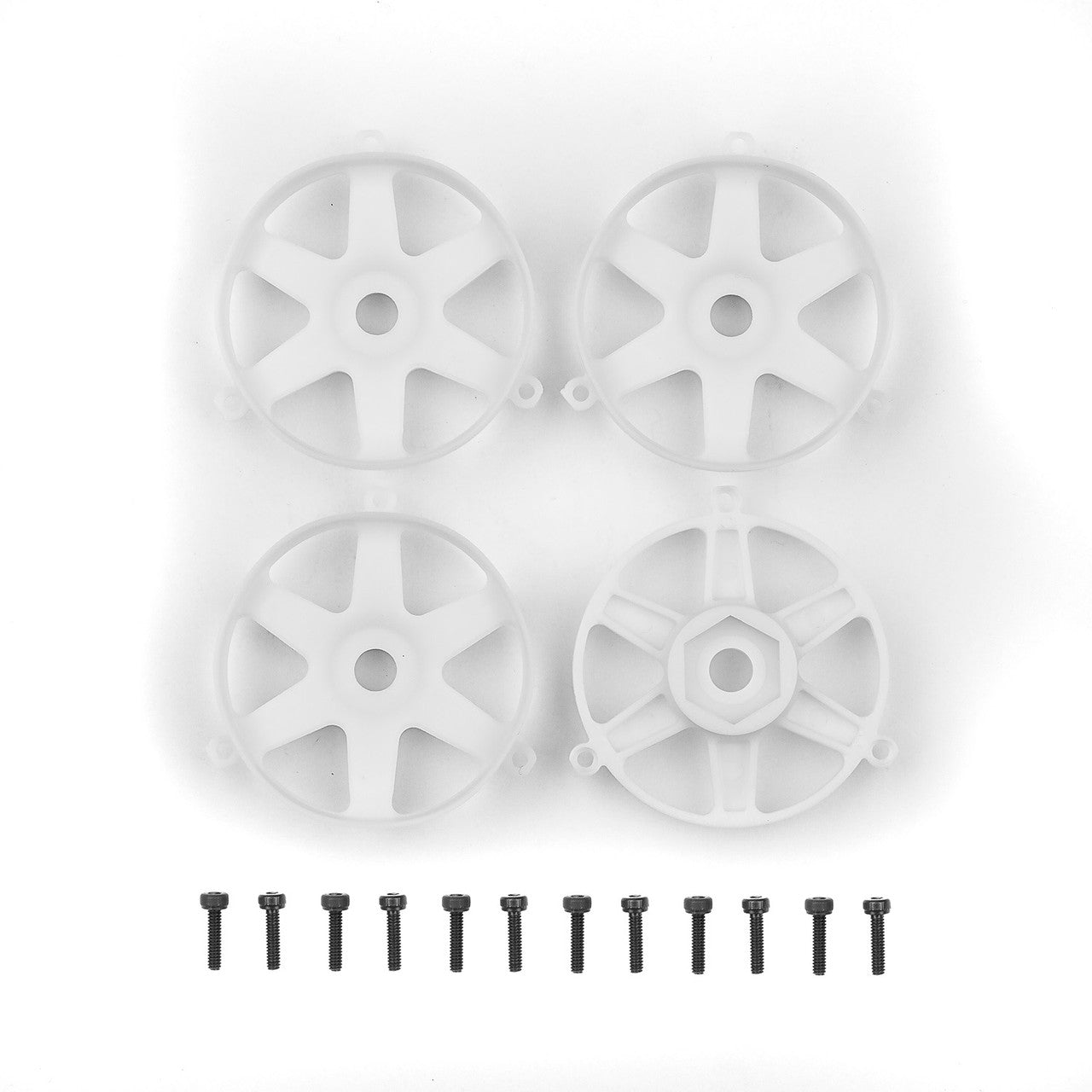 DC10 FT Adjustable Wheel Face Plates, white - view 1