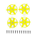DC10 Ft Adjustable Wheel Face Plate, Fluorescent Yellow (Qty. 4) - view 1