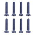 FT Screws, 4-40 x 3/4 in FHCS, blue aluminum - view 1