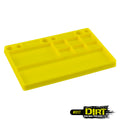Parts Tray, Rubber Material - Yellow