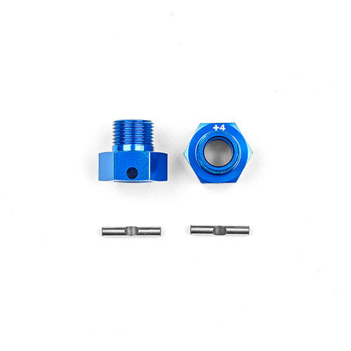 RC8T4 Ft Wheel Hexes, +4mm - view 1