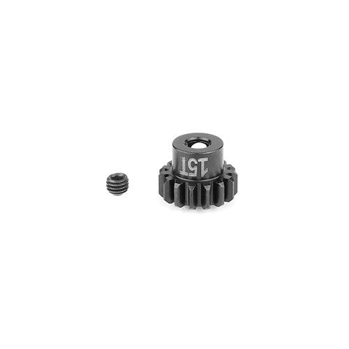 FT STEEL Pinion Gear, 15t-Mod 1, 5mm Shaft - view 1