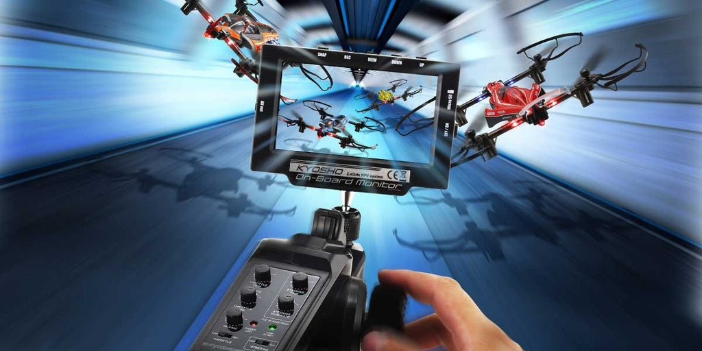 2.4GHz FPV System KYOSHO ONBOARD MONITOR with LiPo & USB Charger - view 3