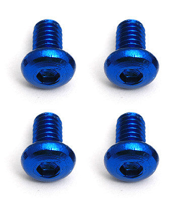 FT Screws, Blue Aluminum M2.5x4 mm BHCS - view 1