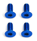 FT Screws, Blue Aluminum M2.5x6 mm FHCS - view 1