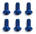 FT Screws, Blue Aluminum M3x8 mm BHCS - view 1
