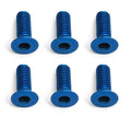 FT Screws, Blue Aluminum M3x8 mm FHCS - view 1