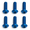 FT Screws, Blue Aluminum M3x10 mm BHCS - view 1