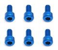 FT Screws, Blue Aluminum M3x6 mm SHCS - view 1
