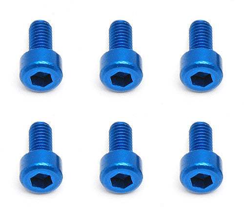 FT Screws, Blue Aluminum M3x6 mm SHCS - view 1