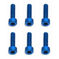 FT Screws, Blue Aluminum M3x12 mm SHCS - view 1