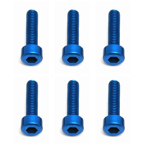 FT Screws, Blue Aluminum M3x12 mm SHCS - view 1