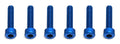 FT Screws, Blue Aluminum M3x14 mm SHCS - view 1