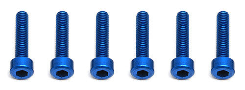 FT Screws, Blue Aluminum M3x14 mm SHCS - view 1