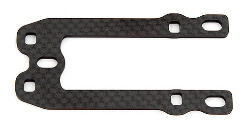 RC10F6 FT Front Top Plate, forward servo, carbon fiber - view 1