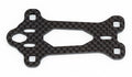 RC10F6 FT Adjustable Caster Top Plate, carbon fiber - view 1
