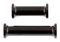 RC10F6 FT Heavy Duty Front Top Plate Standoffs, black aluminum - view 1