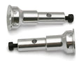 FT Front Stub Axles, aluminum, silver - view 1