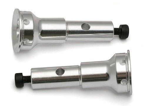 FT Front Stub Axles, aluminum, silver - view 1