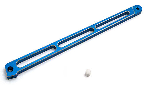 FT RC8T Blue Aluminum Chassis Brace, rear - view 1