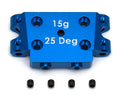 FT Aluminum Bulkhead, 25 deg, blue - view 1