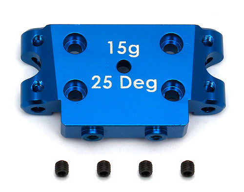 FT Aluminum Bulkhead, 25 deg, blue - view 1