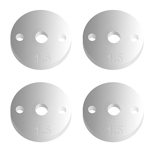 FT 12mm Shock Pistons V2, 2x1.5 mm, flat - view 1