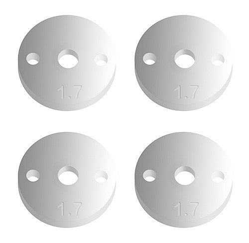 FT 12mm Shock Pistons V2, 2x1.7 mm, flat - view 1