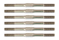 RC10B6.1 FT Titanium Turnbuckle Set, M3x48 mm/1.875 in, silver - view 1