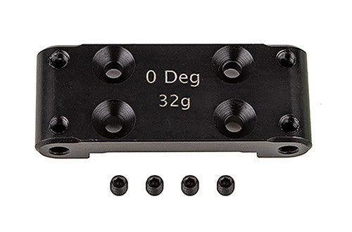 RC10B6.4 FT Front Bulkhead, 0 Deg, steel - view 1