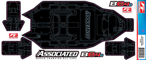 RC10B6.4D FT Chassis Protective Sheet, printed - view 1